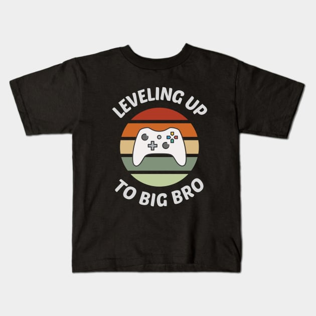 Levelling Up To Big Brother Kids T-Shirt by KidsKingdom